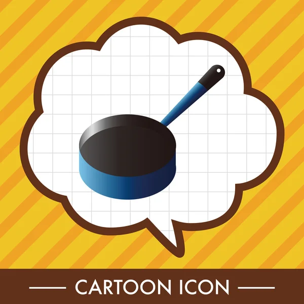 Kitchenware pan theme elements vector,eps icon element — Stock Vector