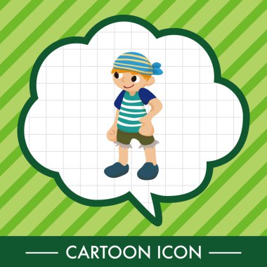 korsan Tema öğeleri simge öğesi