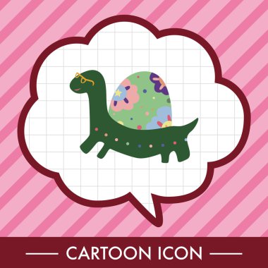 hayvan kaplumbağa Tema öğeleri vektör, eps simgesi öğesi