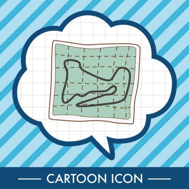 yarış harita Tema öğeleri vektör, eps simgesi öğesi