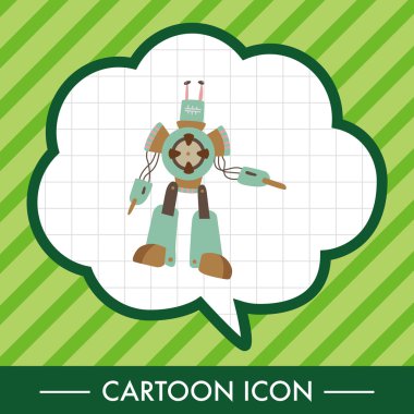 Robot Tema öğeleri vektör, eps simgesi öğesi