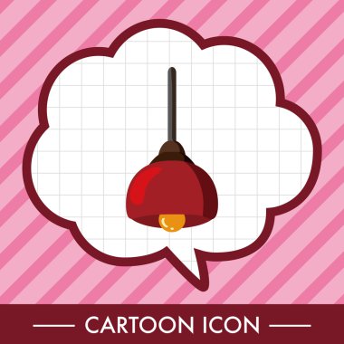 Ev aletleri Tema lamba öğeleri simge öğesi