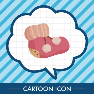 Bebek terlik Tema öğeleri simge öğesi sağlar