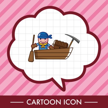 korsan Tema öğeleri simge öğesi