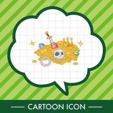 Hazine Tema öğeleri simge öğesi