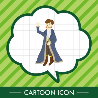 Royal Tema Prens öğeleri simge öğesi