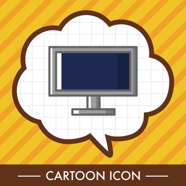 Ev aletleri Tema tv öğeleri simge öğesi