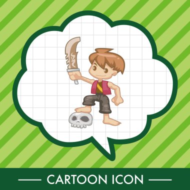 korsan Tema öğeleri simge öğesi