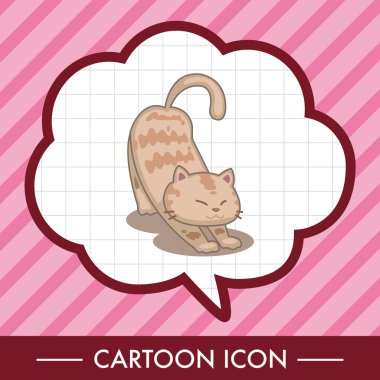 kedi Tema öğeleri vektör, eps simgesi öğesi