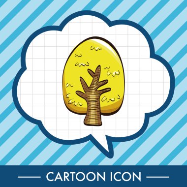 ağaç Tema öğeleri vektör, eps simgesi öğesi