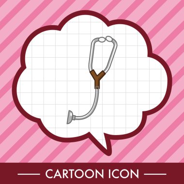 Stetoskop Tema öğeleri simge öğesi