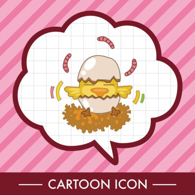 hayvan tavuk çizgi film Tema öğeleri simge öğesi