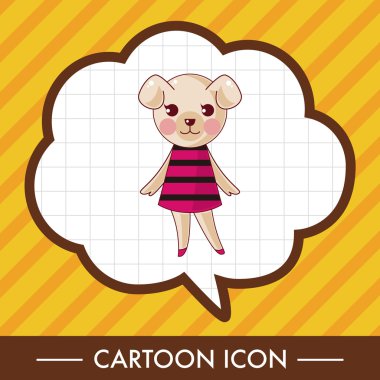 hayvan köpek çizgi film Tema öğeleri simge öğesi