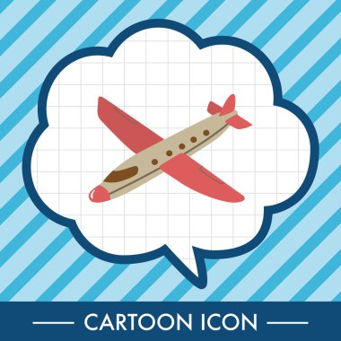 ulaşım uçak Tema öğeleri simge öğesi