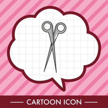 Tıbbi makas Tema öğeleri simge öğesi