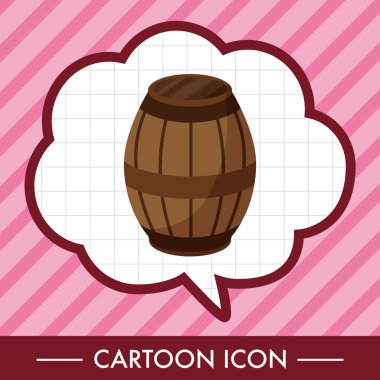 korsan fıçılar Tema öğeleri simge öğesi