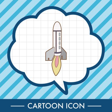 Uzay gemisi Tema öğeleri vektör, eps simgesi öğesi