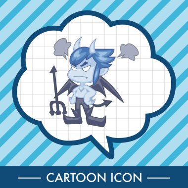 tuhaf canavar Tema öğeleri simge öğesi