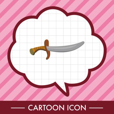 korsan silah Tema öğeleri simge öğesi