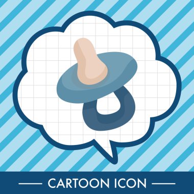 Bebek emzik Tema öğeleri simge öğesi