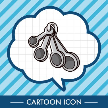 mutfak eşyaları kaşık Tema öğeleri vektör, eps simgesi öğesi