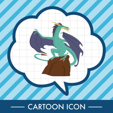 ejderha Tema öğeleri simge öğesi