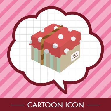 hediye Tema düz simgesi öğeleri arka plan, eps10 simgesi öğesi