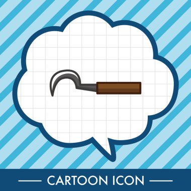 Bahçe Orak Tema öğeleri simge öğesi