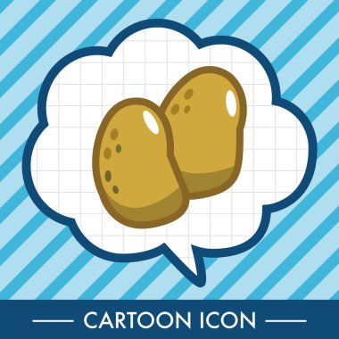 sebze ve meyve Tema öğeleri simge öğesi