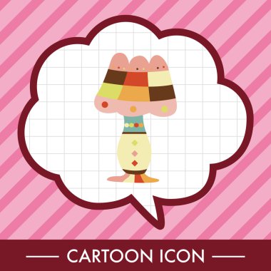 Tasarım lamba stil tema öğeleri vektör, eps simgesi öğesi