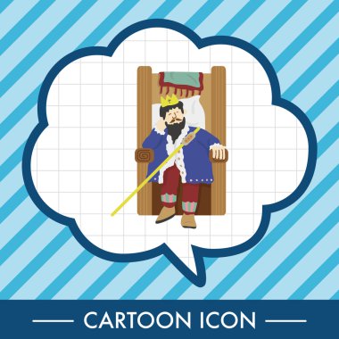 Royal Tema öğeleri simge öğesi Kral