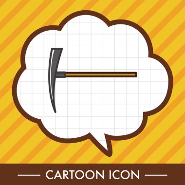 Bahçe küreği Tema öğeleri simge öğesi