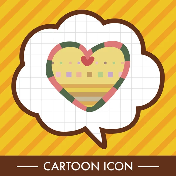 Amor corazón elementos de dibujos animados vector, eps elemento icono — Archivo Imágenes Vectoriales
