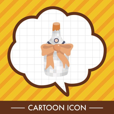 hediye Tema düz simgesi öğeleri arka plan, eps10 simgesi öğesi