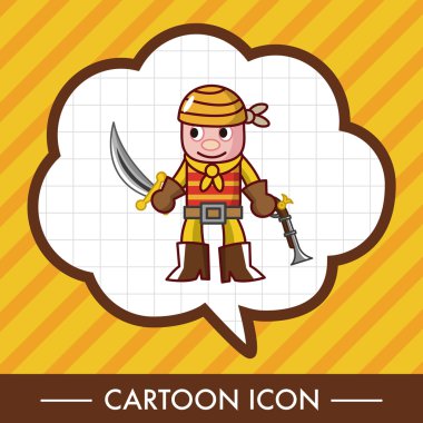 korsan Tema öğeleri simge öğesi