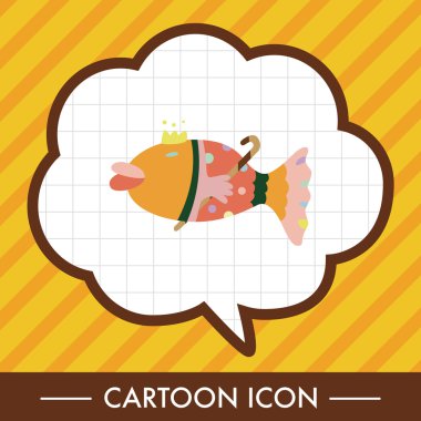 Balık Tema öğeleri vektör, eps simgesi öğesi