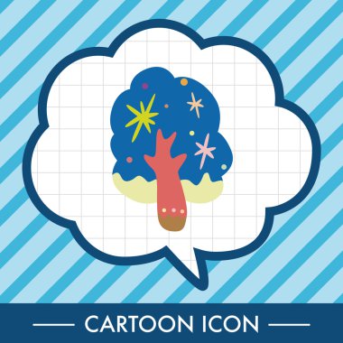 ağaç Tema öğeleri vektör, eps simgesi öğesi