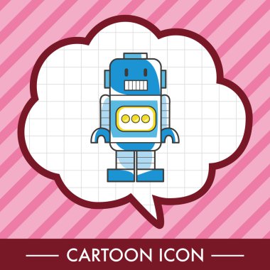 Robot Tema öğeleri vektör, eps simgesi öğesi