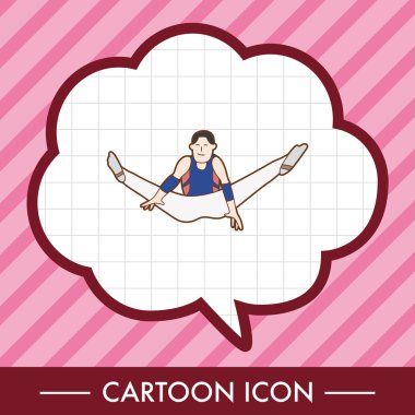 jimnastik Tema öğeleri simge öğesi