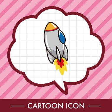 Uzay gemisi Tema öğeleri vektör, eps simgesi öğesi