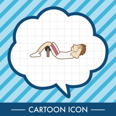 Fitness Eğitmeni Tema öğeleri simge öğesi