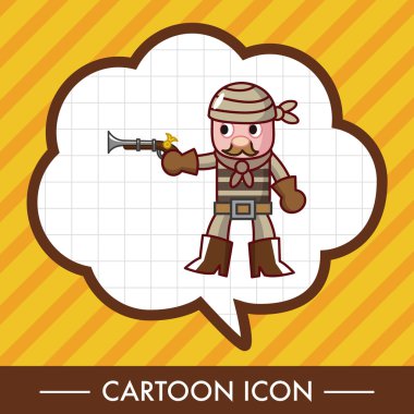 korsan Tema öğeleri simge öğesi