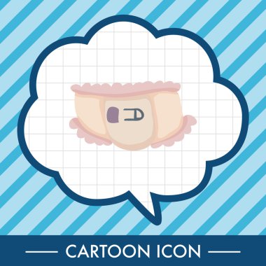 bebek çocuk bezi onları öğeleri simge öğesi