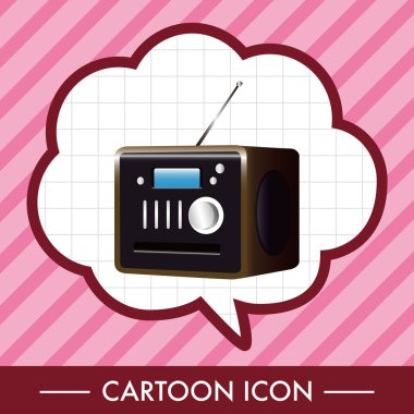 radyo Tema öğeleri vektör, eps simgesi öğesi