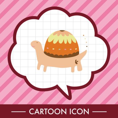 hayvan kaplumbağa Tema öğeleri vektör, eps simgesi öğesi