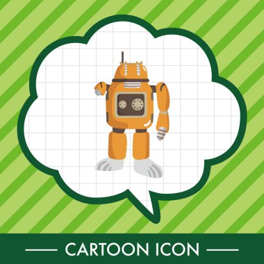 Robot Tema öğeleri vektör, eps simgesi öğesi