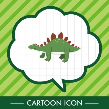 dinozor karikatür Tema öğeleri vektör, eps simgesi öğesi