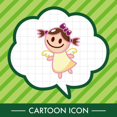 Angel Tema öğeleri vektör, eps simgesi öğesi