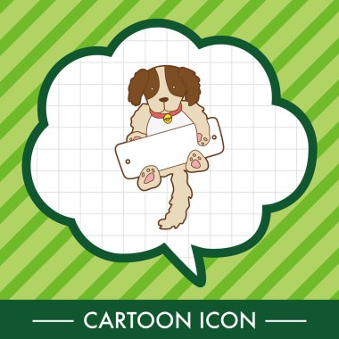 köpek Tema öğeleri vektör, eps simgesi eleman evde beslenen hayvan