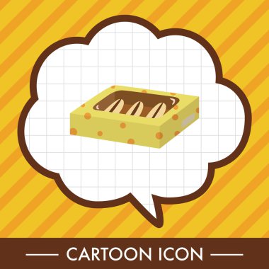 hediye Tema düz simgesi öğeleri arka plan, eps10 simgesi öğesi